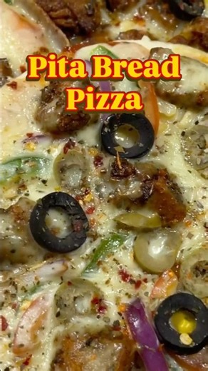 Pita Bread Pizza Recipe | Crispy Cheesy Pizza in 10 Minutes | Pizza Without Dough By Navi Kitchen |