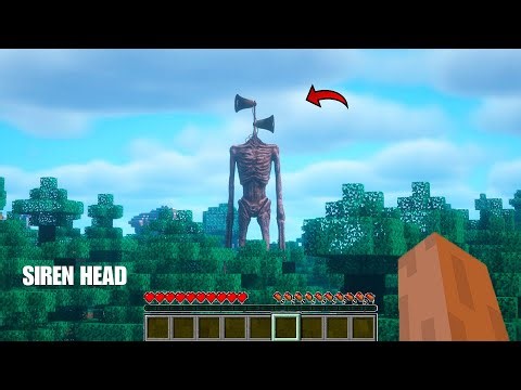 I Summoned SIREN HEAD in Minecraft! | Scariest Mod Ever!
