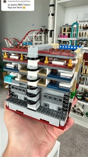 What Happened to my 30 Hours Titanic Lego Set #titanic #lego #legotitanic #building #brick #shorts