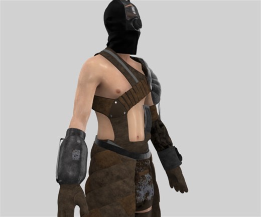 ArtStation - 'FALLOUT 3'- Raider Warrior Apparel | Game Assets