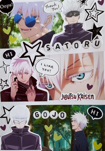 Journal with me. Satoru Gojo inspired journaling. Jujutsu kaisen anime theme 💙 #jujutsu #jujutsukaisen #satorugojo #animefyp #journaling @『呪術廻戦』アニメ公式