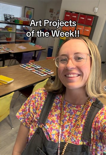 K-8 Art Projects of the Week Ideas for Teachers