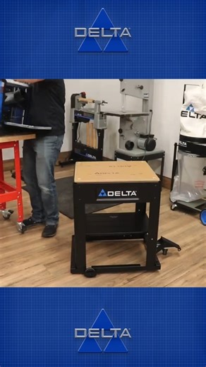 A quick unboxing and assembly of our Mobile Planer Stand. #planer #woodworker #deltatools #woodworking | Delta Machinery