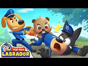 Gấu Con cắn mông | Cảnh sát trưởng laborador | Hoạt hình thiếu nhi vui nhộn | BabyBus