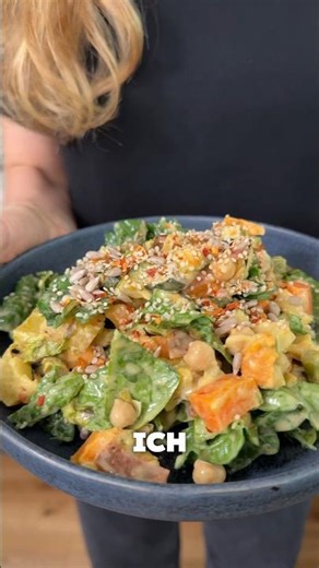 Ofengemüse Salat - Köstlich und perfekt als Meal prep #mrsflury #plantbased