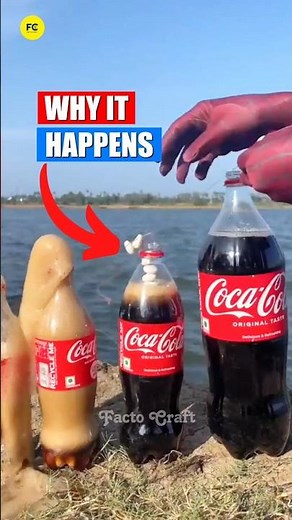 Coca Cola EXPLODES After Adding MENTOS, But Why?