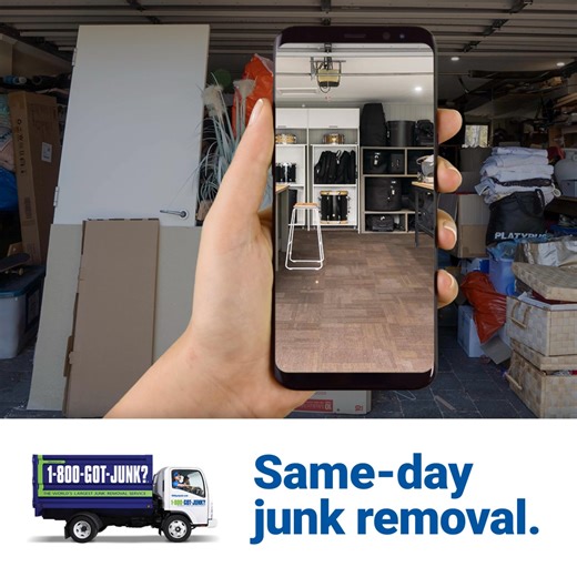 Transform your clutter into a clear space and create magical memories this holiday season. Book now and we’ll be there today! | 1-800-GOT-JUNK?
