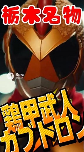 【宇都宮かふと揚げ】【鶏甲武人カブトロン】 #栃木グルメ #名物ヒーロー #かぶと揚げ