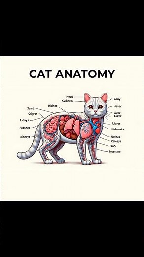 Understanding Cat Anatomy | How a Cat’s Body Works"#medicallearning #medicalknowledge
