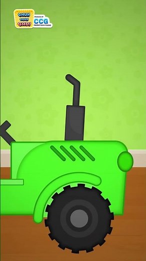 10 Little Tractors Counting Numbers 10 to 1