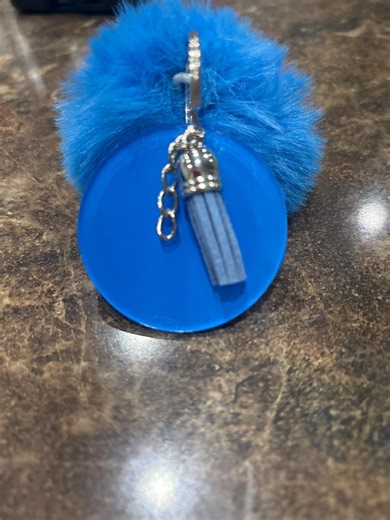 Blue Keychain Accessory - Etsy