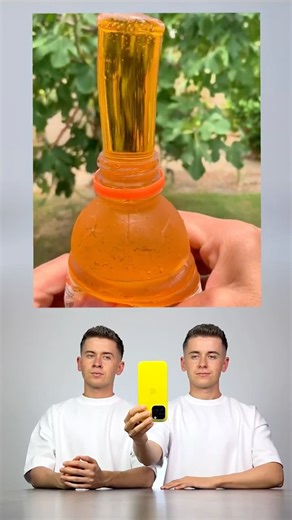 Orange Jelly from the bottle!? 😍🧡 #lifehack #diy