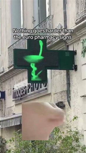 Trippy Pharmacy Sign Looks Like a Rave 🤯💊#shorts