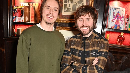 Inbetweeners stars unrecognisable as the Gallagher brothers for Comic Relief