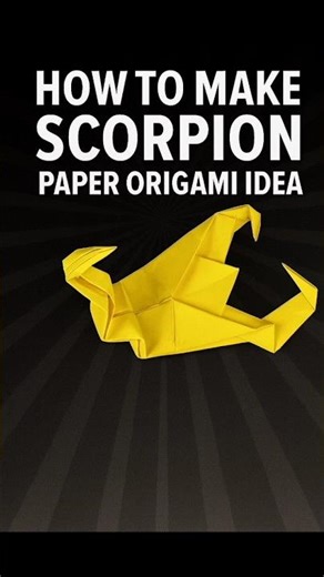 How to Make Paper Scorpion | Easy Craft for Kids @swarnadipexperiment