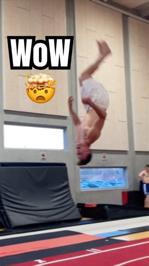 Fullout to dub pike by Kristian Poulsen (mr. Worlds first) 👏📈#tumbling #gymnast #flip #trampoline