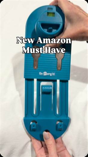 Jodie Kammerer • AMAZON HOME FINDS on Instagram: "Hang pictures the easy way, no measuring and no guessing. This all-in-one picture hanging kit makes picture hanging fast and precise with its patented magnetic key system, built-in level and easy push-pin marking. Works with sawtooth, wire and D-hook frames. Includes a complete hardware kit and storage case so you have evening you need in one handy place! Every home needs this! #amazonhome #homesolutions"