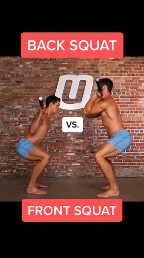 Front Squat vs Back Squat | Torso Angle & Leg Work Comparison