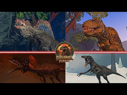 Using Every Movie Dino Skin in Primal Pursuit | #roblox #primalpursuit