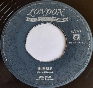 Link Wray & His Ray Men - Rumble / The Swag