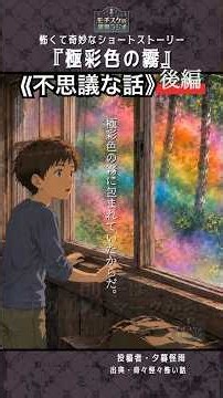 【不思議な話/後編】極彩色の霧が現れたら気をつけて #怪談 #朗読 #怖い話 #奇々怪々 #ショートホラー #ホラー #不気味な話 #奇妙な話 #ショート #ゾッとする話 #短編