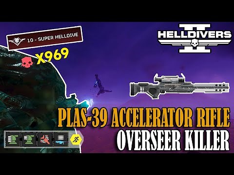 Helldivers 2 - PLAS-39 Accelerator Rifle Gameplay (Solo, Super Helldive, illuminate)