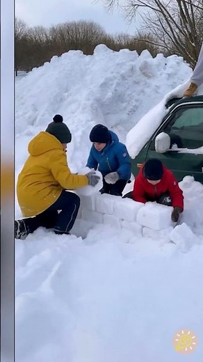Eine Schneeschicht, zwei eisige Königreiche 😉👑
