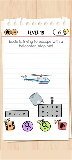 Stop That Helicopter! 🚁 | Brain Test: Agent Smith Level 18 | #shorts