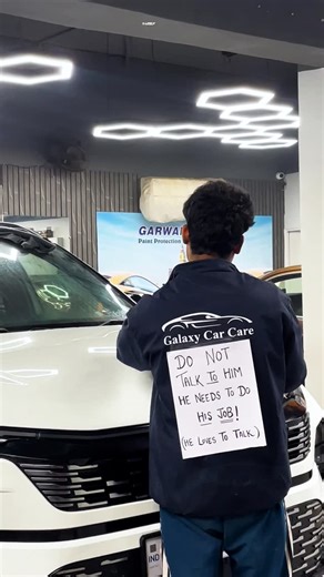 GalaxyCarCare - Tilak Nagar on Instagram: "Every shop has that one guy who can turn a 5 minute job into a 30 minute story time. Good thing we found the secret weapon to keep the workflow smooth and the jobs on schedule! #funny #funnyclips #funnymems #viralthisreel #funnypage"