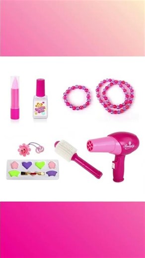 ✨ Pink Princess Dressing Table Set | 30pcs Vanity Playset for Kids