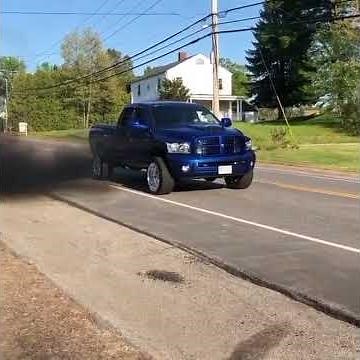 Justin Smitty doing a boosted launch in his 2008 6.7 Cummins