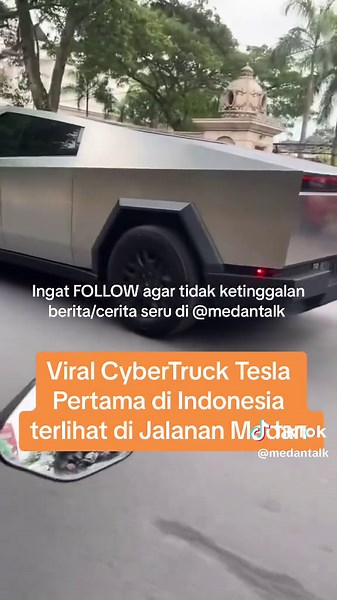 Tesla Cybertruck Pertama di Medan: Mobil Listrik Canggih