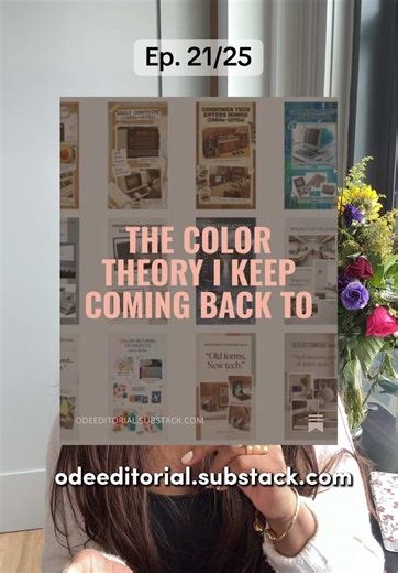 Ep 21/25: the color theory I keep coming back to #substackwriter #odeeditorial #odebymuno