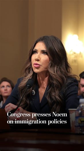 DHS Secretary Kristi L. Noem faced a combative congressional hearing, as Democrats repeatedly demanded that she resign, accusing her of lying and violating the law as she helps lead the Trump administration’s mass deportation agenda. https://wapo.st/48KQ45W | Washington Post