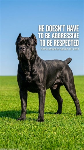 Guarding by Presence Alone: Cane Corso