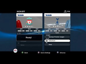 FIFA 09 (PS2) Gameplay - Liverpool vs Spurs