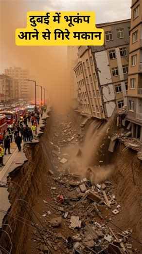 Soil Collapse Makes Building Collapse Instantly #ai #viral #shorts #building #bhukampnews
