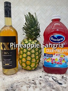 Pineapple XXL Wine with Cranberry Pineapple Juice….Ain’t having it any other way🤌🏽 recipe for the Teriyaki Chicken Pineapple bowls posted in a previous reel #xxl #wine | Rekina Brinkley