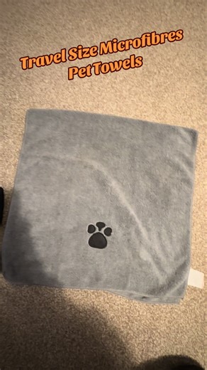 🐾 NEW — Travel Size Microfibre Pet Towels 🐾 You might remember our full-size microfibre pet towels (yes… the ones from the advert 👀). Well now we’ve made them even more convenient. These genius little buys have the same amazing absorbency, but in a compact travel size — perfect for walks, holidays, swims, or those muddy emergencies. ✔ Super absorbent & quick drying ✔ Case fits in the palm of your hand — ideal for your doggy bag ✔ Case is attached to the towel so you’ll never lose it ✔ Lightwe