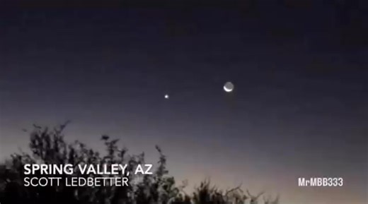 October 19, 2025, backyard Astronomer, Scott Ledbetter captured some wild footage near our Moon from Spring Valley, Arizona. A bright object seems to emerge from the Moon itself, its not passing it, its being launched from the Moon. The witness described it as "launching from the Moon!" If it weren't just an aircraft, we'd expect to see it pass across the surface, but we didn't. Clearly something was taking off from the Moon 🌙 🚀 Credit: MrMBB333 | Ella LeBain