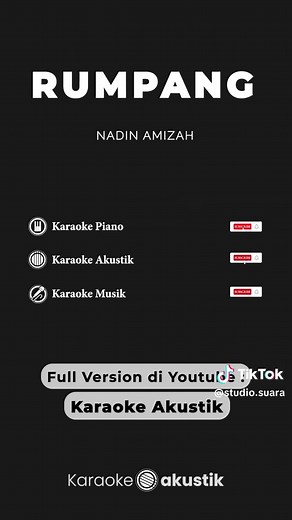 Rumpang - Nadin Amizah: Karaoke Akustik Lengkap