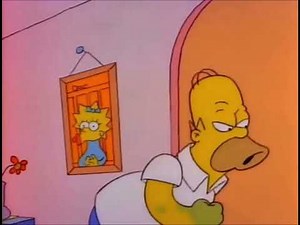 Homer Tries To Smash Down Bart’s Bedroom Door (The Simpsons)