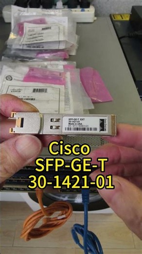 What is a Genuine Cisco SFP-GE-T Transceiver? #RJ45 #1000Base-T