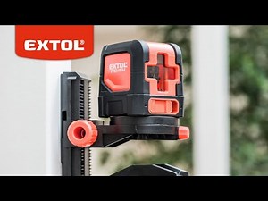 Automatikus lézeres vízszintező, ZÖLD lézer, EXTOL PREMIUM