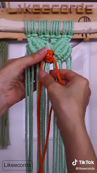 #macrameartist #macrameknot #macrame #handmaker #handmade #likeecords #macramelover #macrametiktok