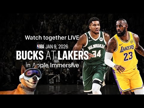 NBA Live on Apple Vision Pro - Immersive Video Watch-Along & First Impressions