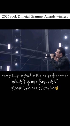 Grammy Awards 2026 winners rock & metal | Yungblud, the cure, nine inch nails… #grammy