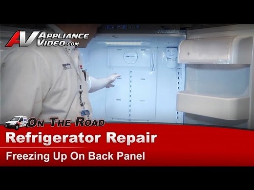 Refrigerator Repair - Not cooling properly, freezing up on the back panel -Samsung
