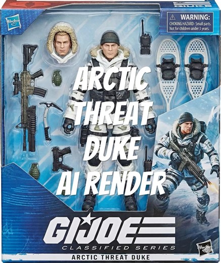 Arctic Threat Duke GI Joe Classified Series AI Render