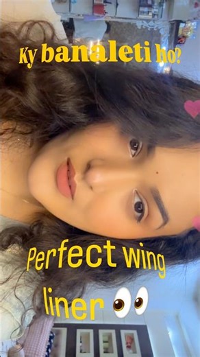 Perfect wing liner he toh hai 😉👀 #wingliner #maybelline #makeuplover #makeuptutorial